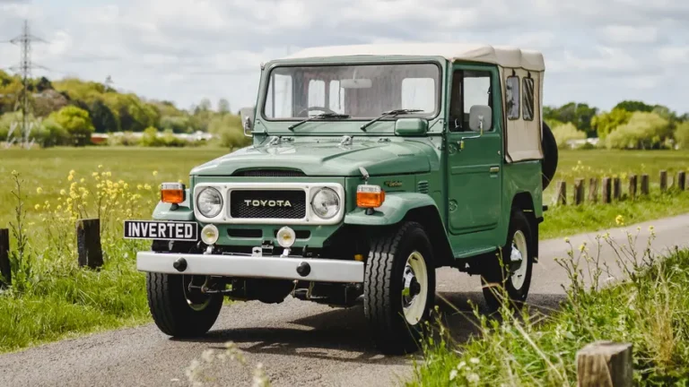 Inverted Toyota Land Cruiser